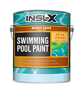 FLORENCE PAINT & DEC CTR INC. Rubber Based Swimming Pool Paint provides a durable low-sheen finish for use in residential and commercial concrete pools. It delivers excellent chemical and abrasion resistance and is suitable for use in fresh or salt water. Also acceptable for use in chlorinated pools. Use Rubber Based Swimming Pool Paint over previous chlorinated rubber paint or synthetic rubber-based pool paint or over bare concrete, marcite, gunite, or other masonry surfaces in good condition.

OTC-compliant, solvent-based pool paint
For residential or commercial pools
Excellent chemical and abrasion resistance
For use over existing chlorinated rubber or synthetic rubber-based pool paints
Ideal for bare concrete, marcite, gunite & other masonry
For use in fresh, salt water, or chlorinated poolsboom